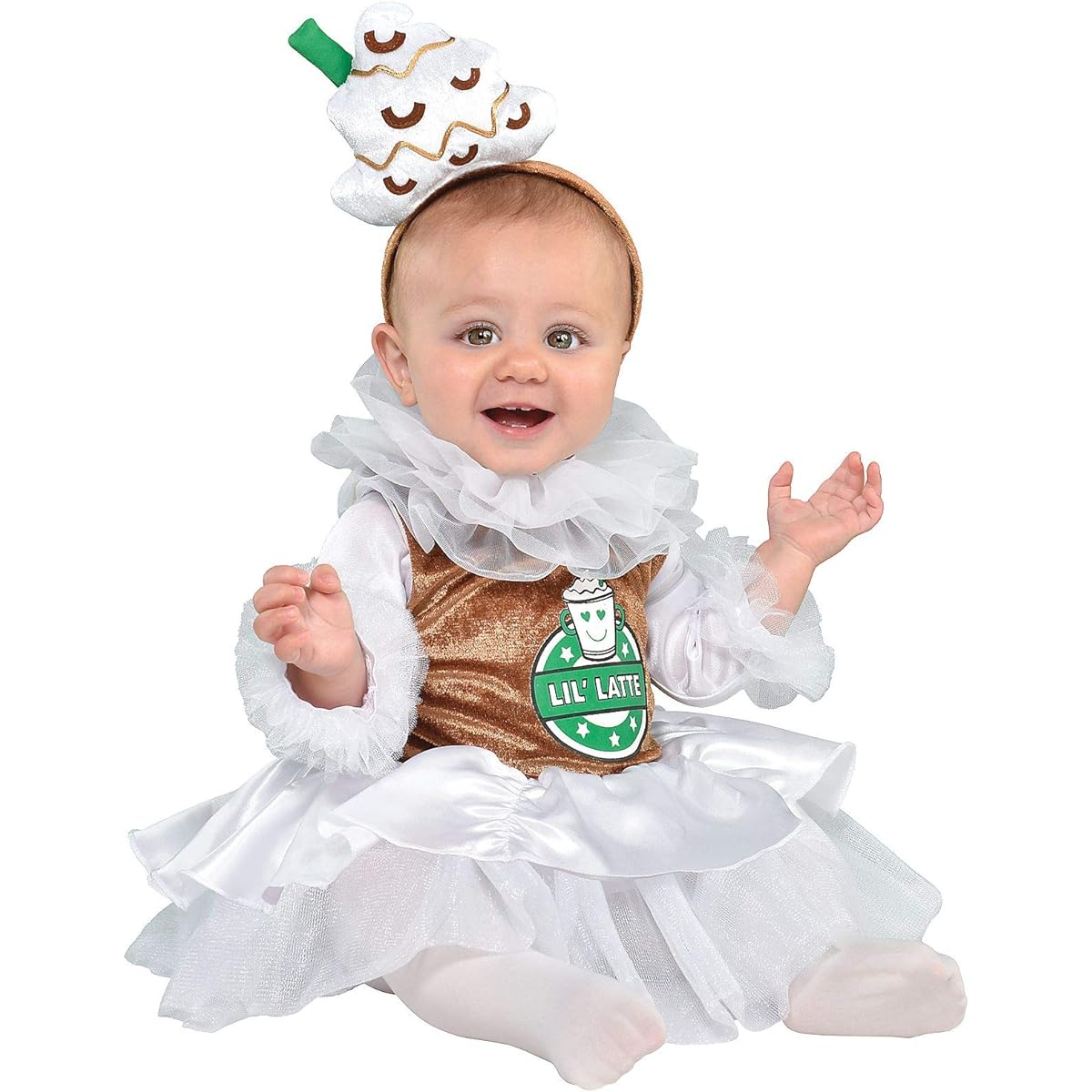Barista Baby Baby Costume - Baby 6-12 White 6-12M