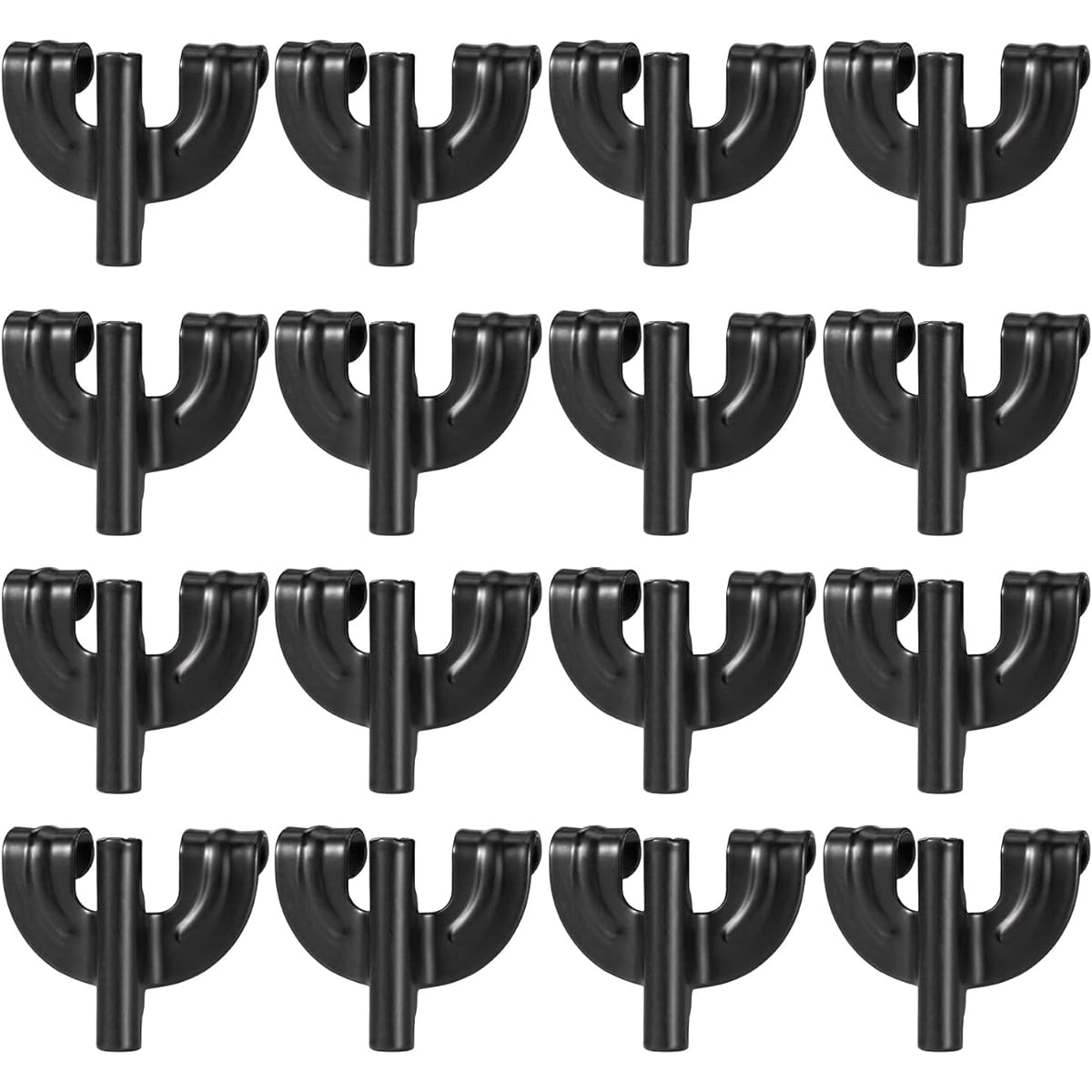 Facmogu 16 Pieces Drum Claw Hook Claw Hook for Bass Drum Bass Drum Replacement Percussion Claw Hook Bass Drum Percussion Instrument Replacement Hardware Pack - Black