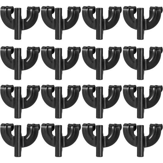 Facmogu 16 Pieces Drum Claw Hook Claw Hook for Bass Drum Bass Drum Replacement Percussion Claw Hook Bass Drum Percussion Instrument Replacement Hardware Pack - Black