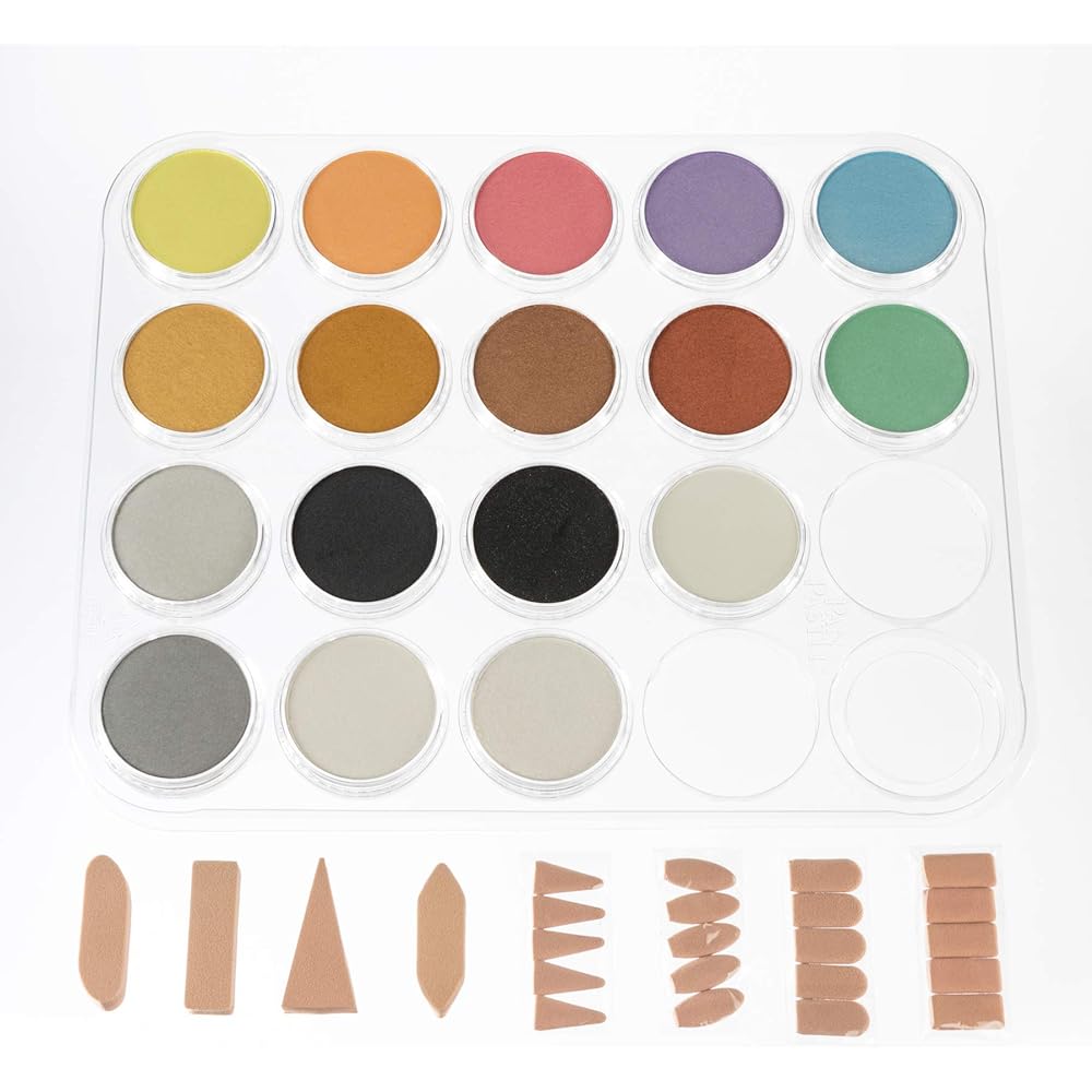 PanPastel 30817 Metallic & Pearl & Medium 17 color set 318460