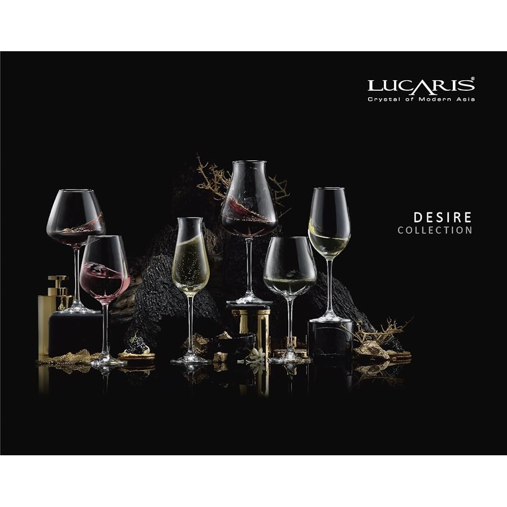 OCEAN [LUCARIS DESIRE Collection Wine Glass UNIV Set of 6 120719] Versatile Glass Ocean Glass LUCARIS DESIRE Collection Wine Glass