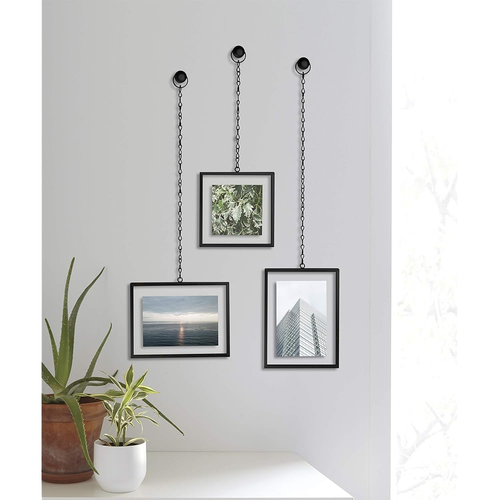 umbra Photo Chain Photo Frame Black Present Gift Frame Display Photo Photo Frame FOTOCHAIN 2311335040