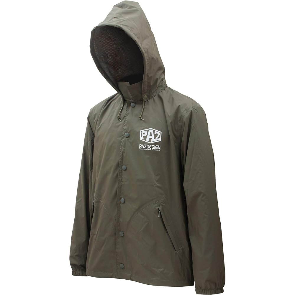 [Puzzle Design] GRAND RAIN JACKET Olive/Print A S SJK-015