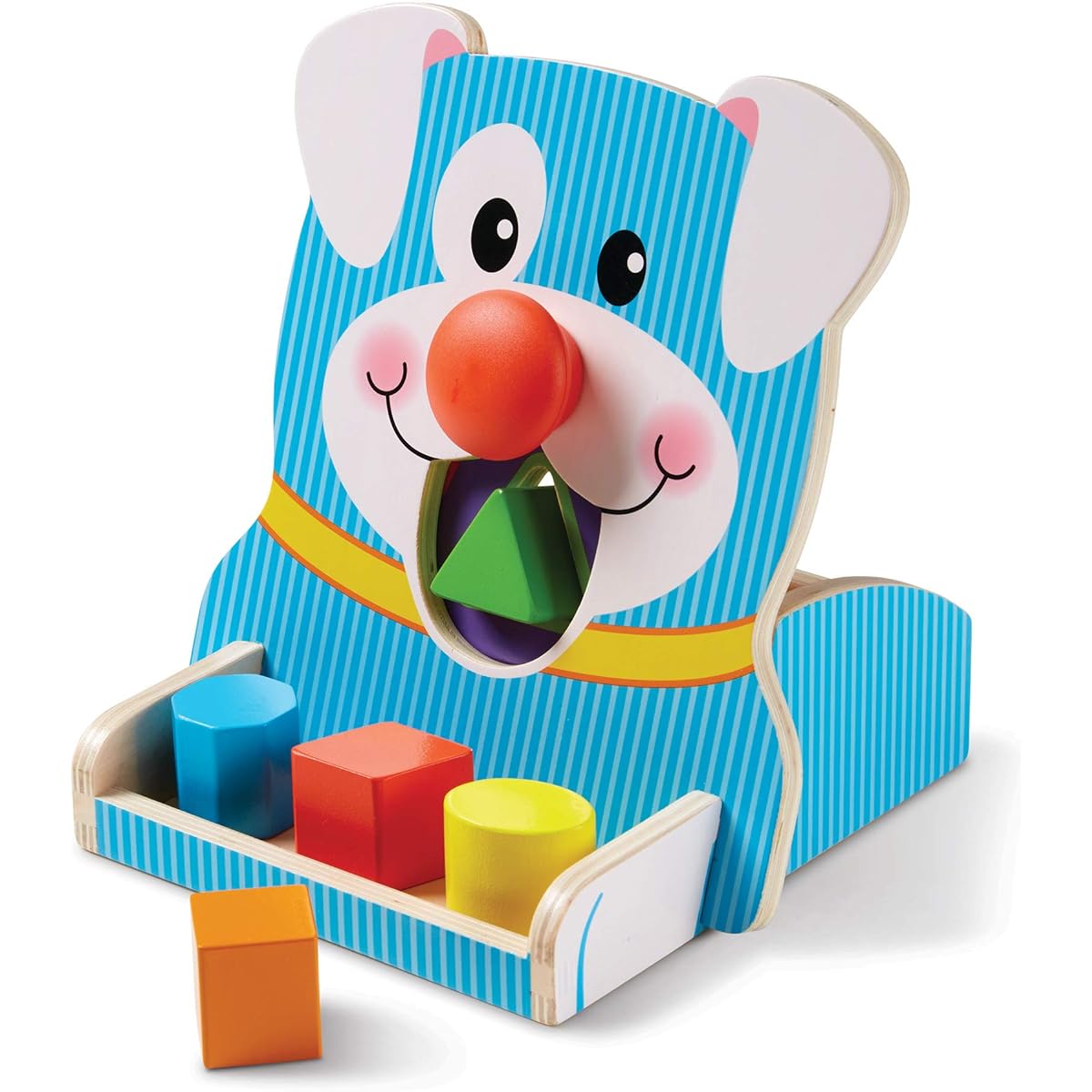 Melissa & Doug Spin & Feed Shape Sorter Baby Toy, Multi