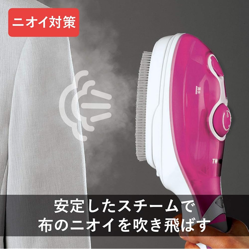Twin Bird Industry TWINBIRD Twin Bird Handy Iron & Steamer SA-4084P Pink