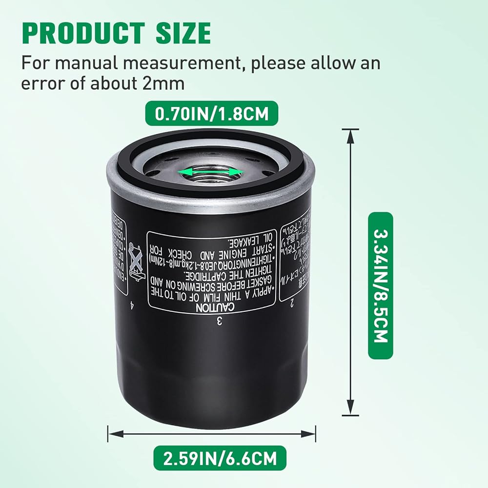 2540086 2540122 Oil Filter Cleaner for Polaris Ranger 700 800 900 XP RZR S 800 RZR 4 800 RZR 900 XP RZR Sportsman 600 700 800 General 1000 Polaris ATV/Motorcycle/Snowmobile