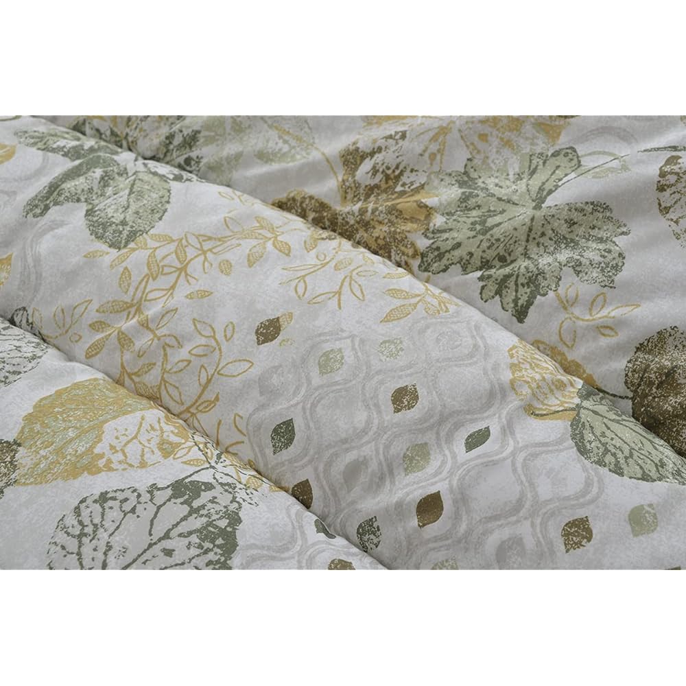 Ikehiko Corporation Ikehiko Bedding Comforter Antibacterial and Odor Resistant Dust Mite Toyobo Philharmonic Hiba Essence Made in Japan Forest Sleep Single Long Leaf Approx. 150 x 210 cm #6702609