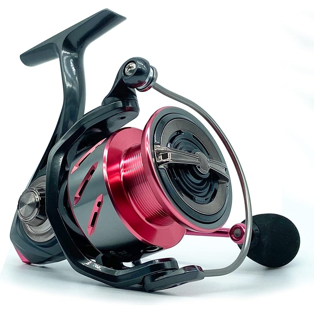 RYOBI RANMI Carbon Spinning Reel Saltwater/Freshwater Fishing Reel Carbon Fiber Frame Ultra Light 7oz Ultra Smooth and Durable 6.2:1 High Speed Perfect for Ice Fishing