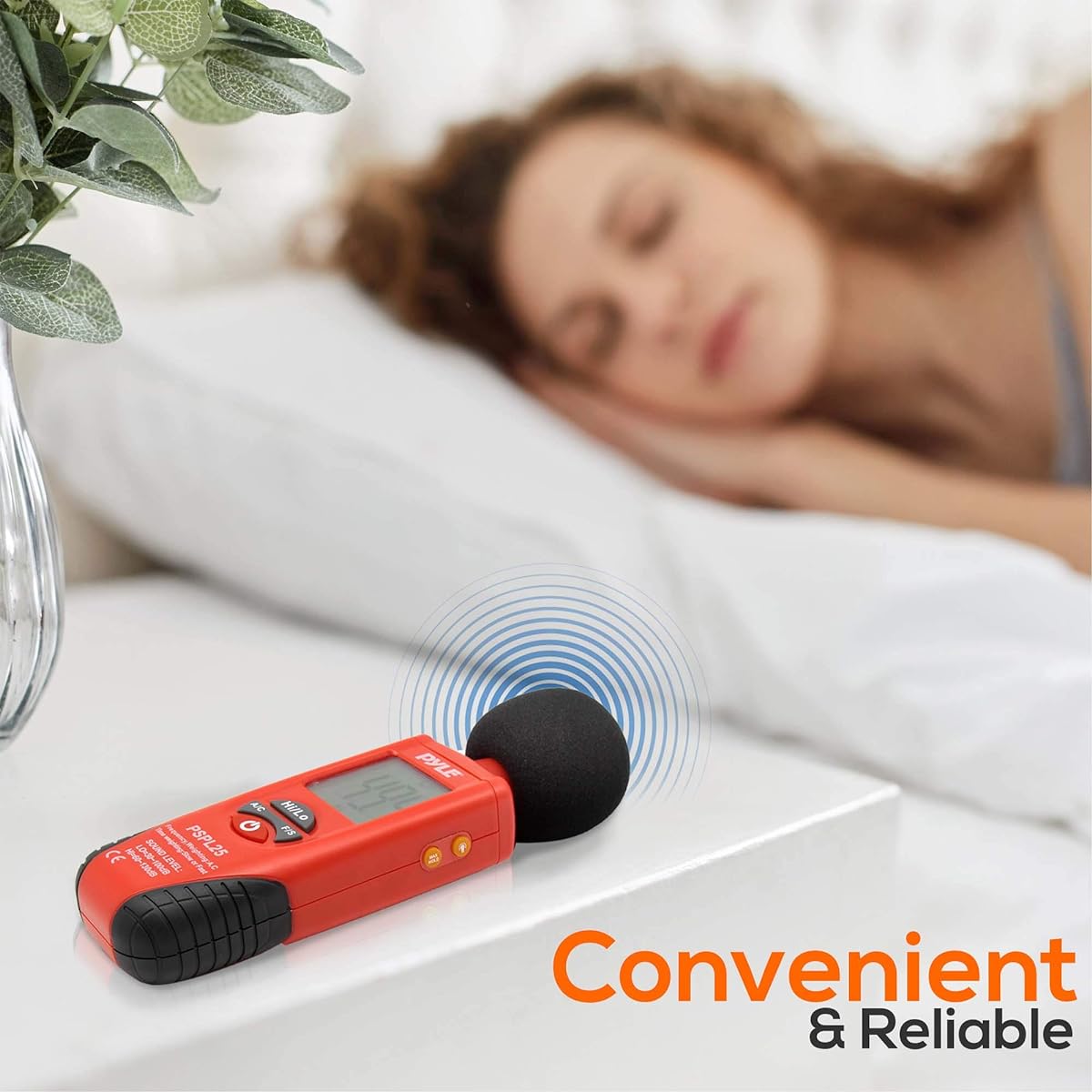 Pyle pocket digital sound level meter / decibel meter with LCD display for type A and C frequency weighting. Ideal for musicians and audio professionals, DJs etc.