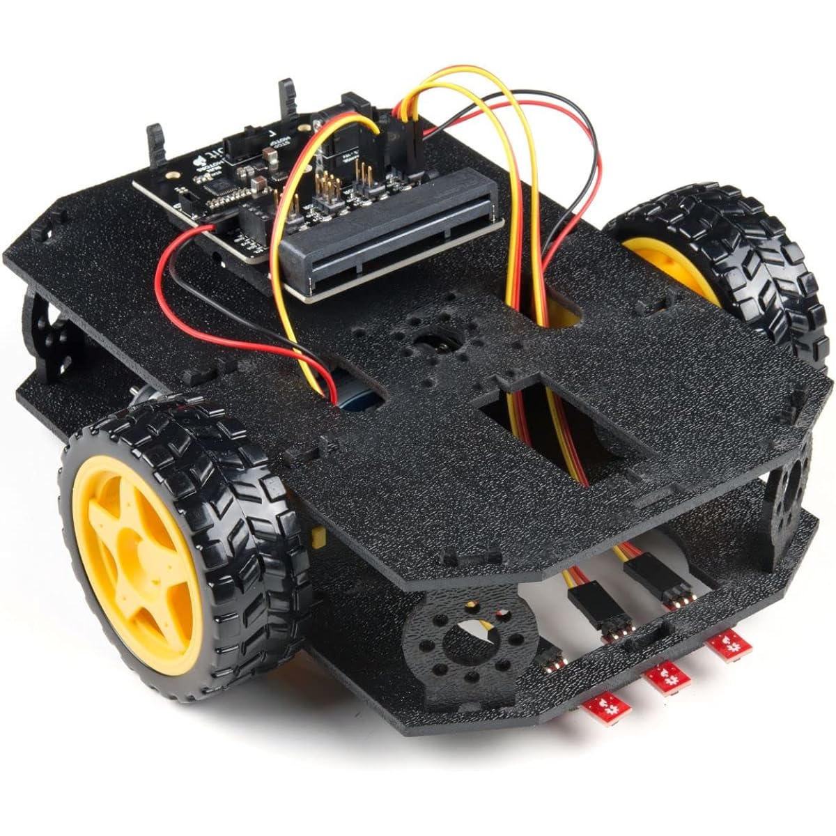 SparkFun micro:bot Kit - v2.0 - Qwiic-enabled Robot Platform Learn to Build and Program Robots with Line Following Sensors and Accelerometer Servo Build a Jousting Bot Classroom Education