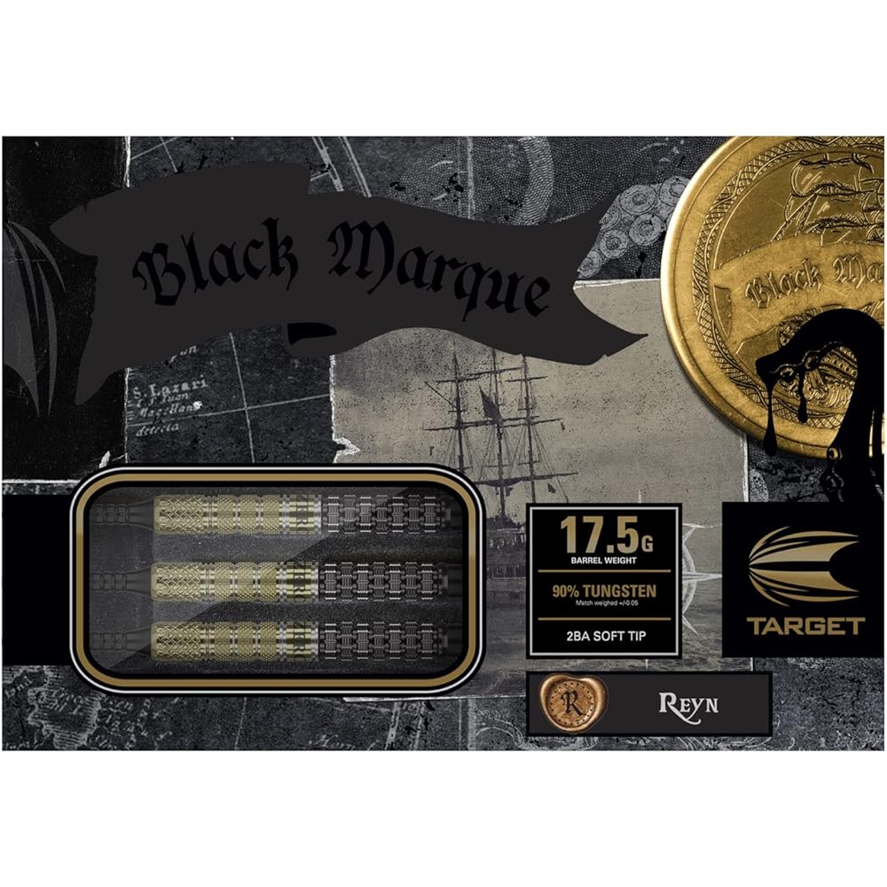 TARGET [Target] Black Mark Len Len Agwily Player Model (BLACK MARQUE REYN) | Darts 2BA Barrel 17.5g