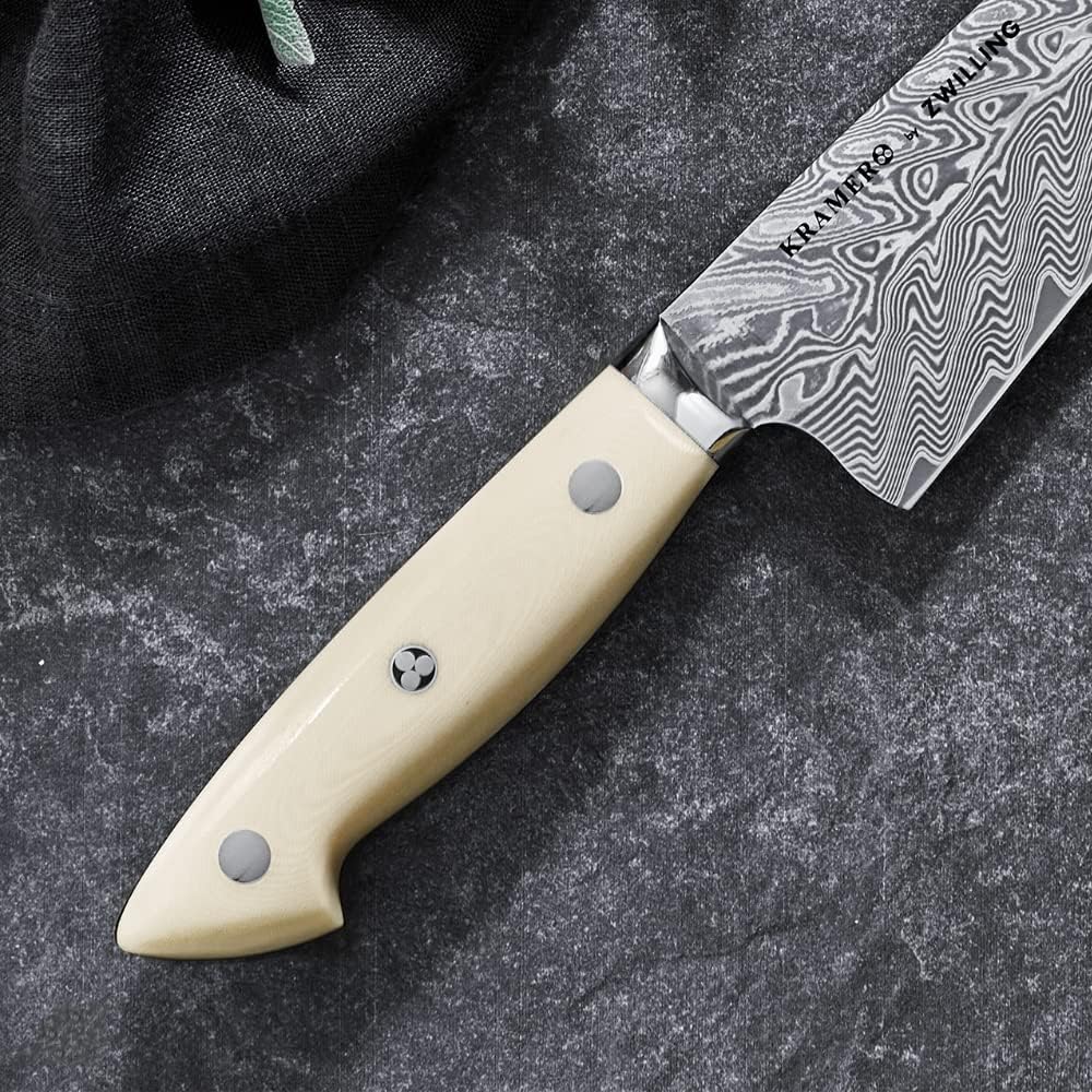 ZWILLING "Bob Kramer Cumulus Utility Knife 130mm Made in Japan" Vegetable Fruit Outdoor Knife Made in Seki City, Gifu Prefecture [Authorized Japanese Product] BOB KRAMER CUMULUS 55200-131