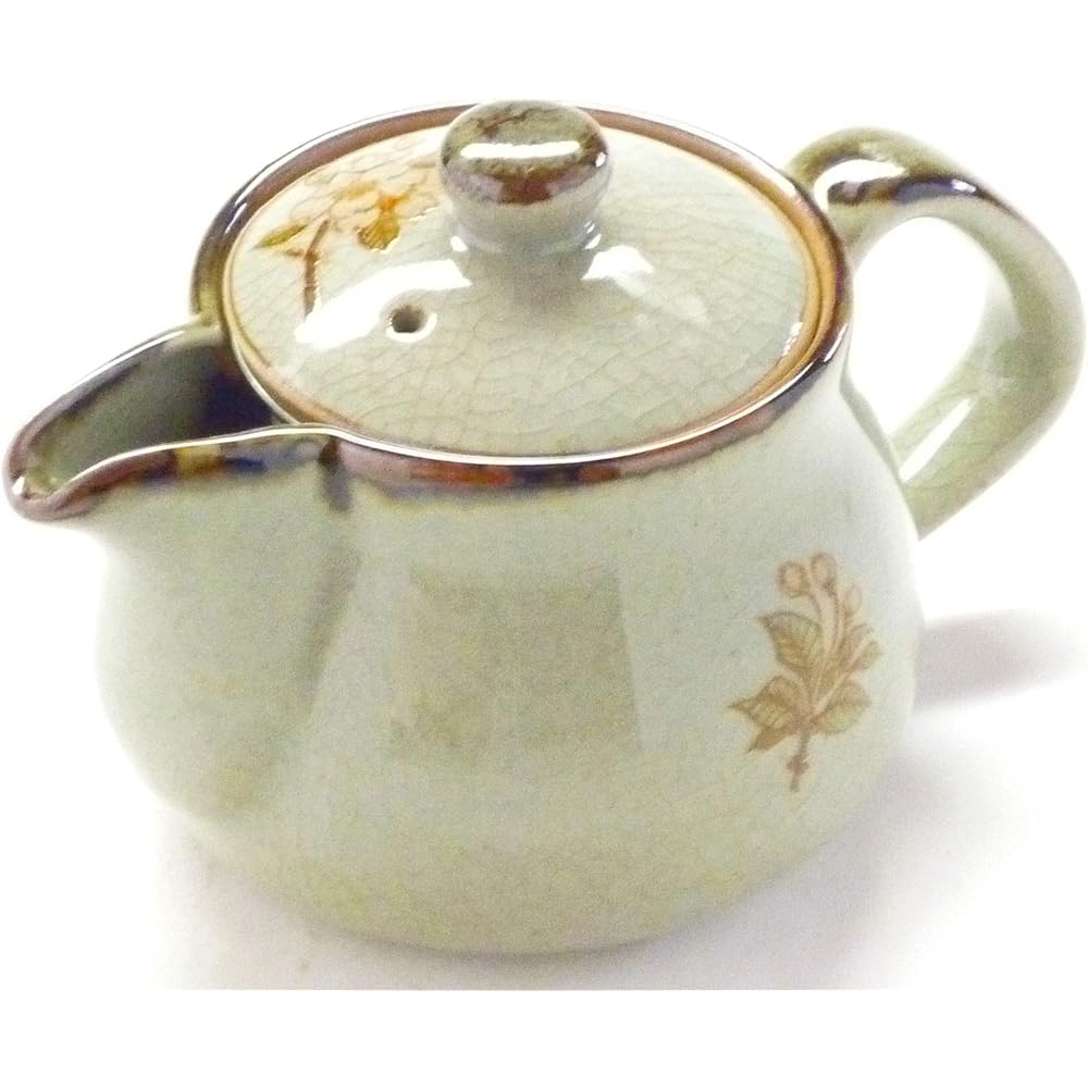For left-handed users Kutani ware [teapot/teapot] Small weeping cherry blossom [back picture]