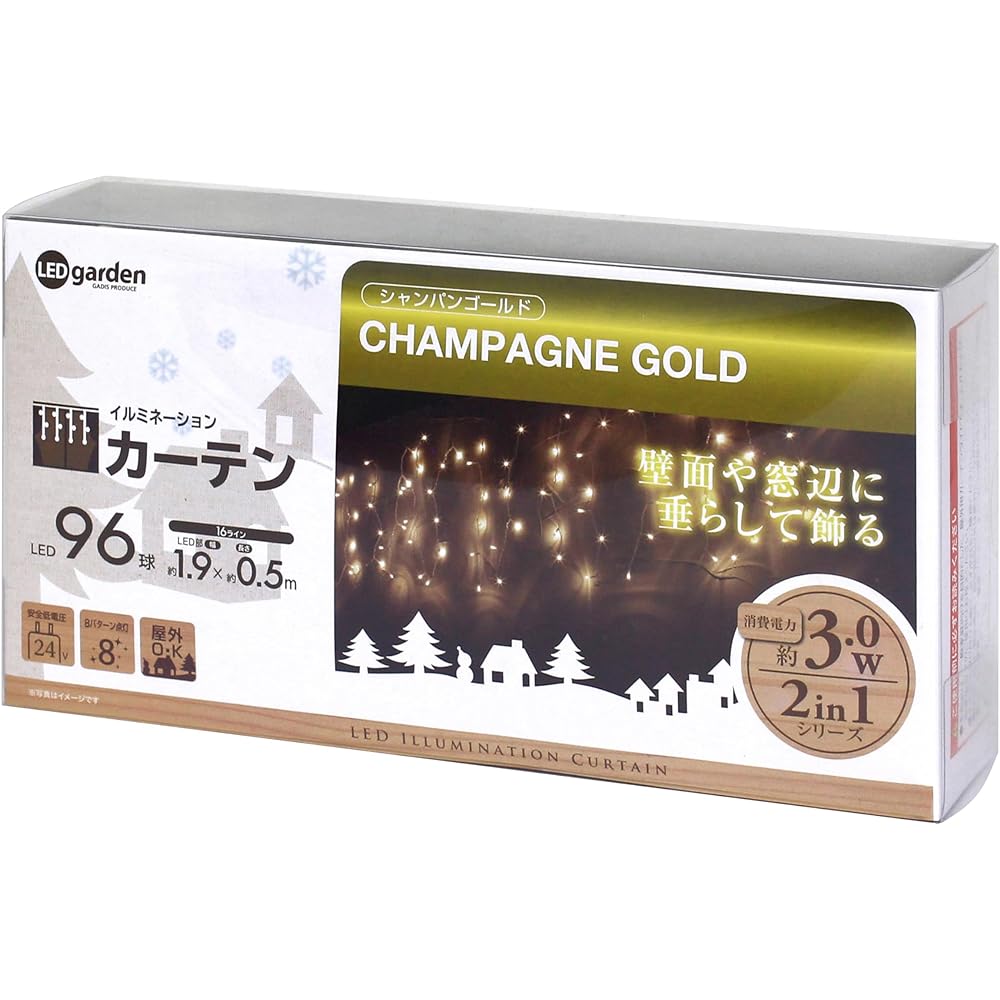 Takasho Illumination Curtain 96 Balls White