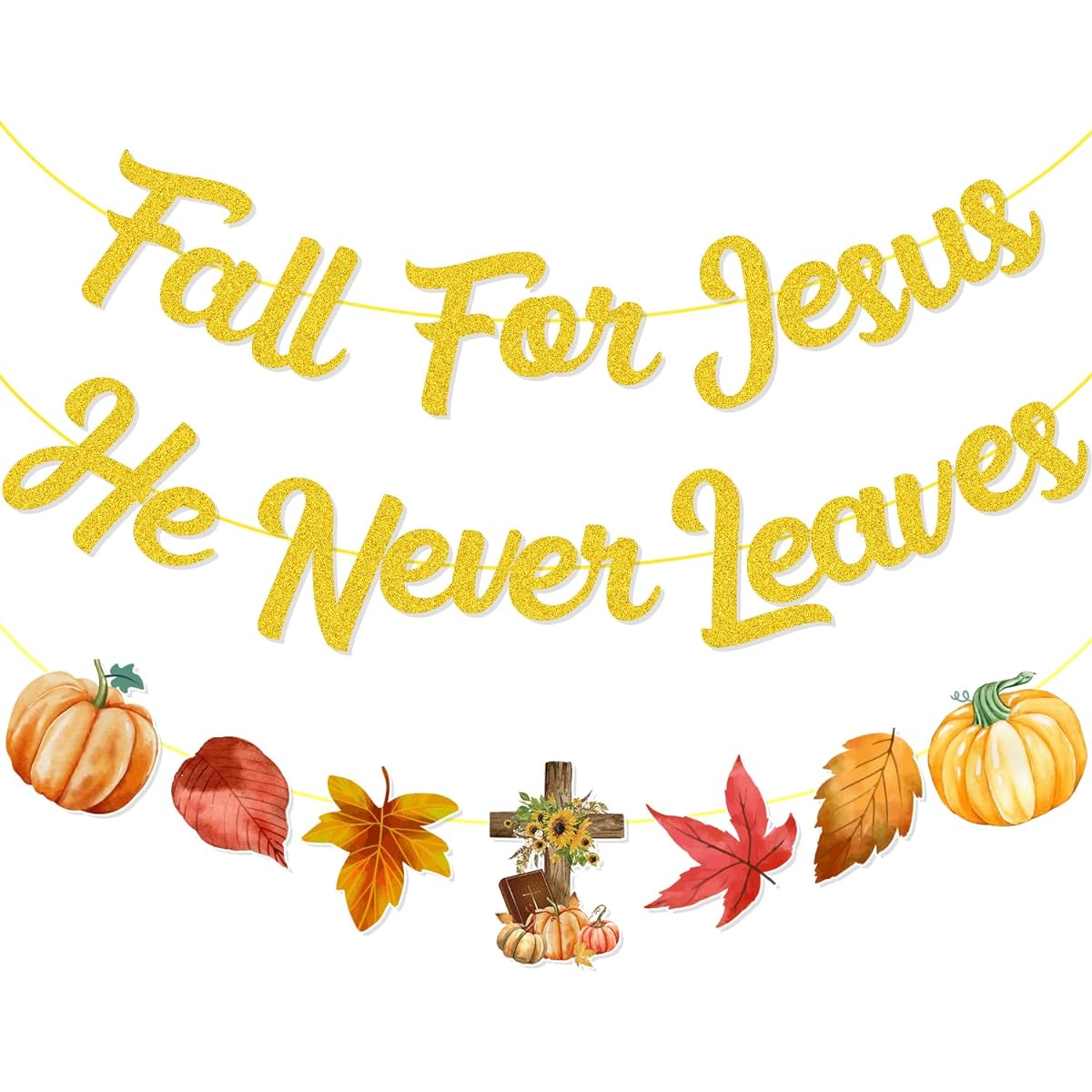 fall for jesus party banner
