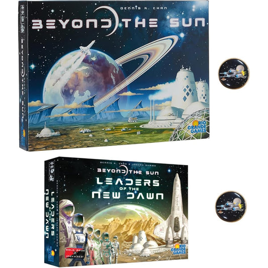 AMA Beyond The Sun Game and The Leaders of The New Dawn Expansion Plus 2 Starfighter Buttons
