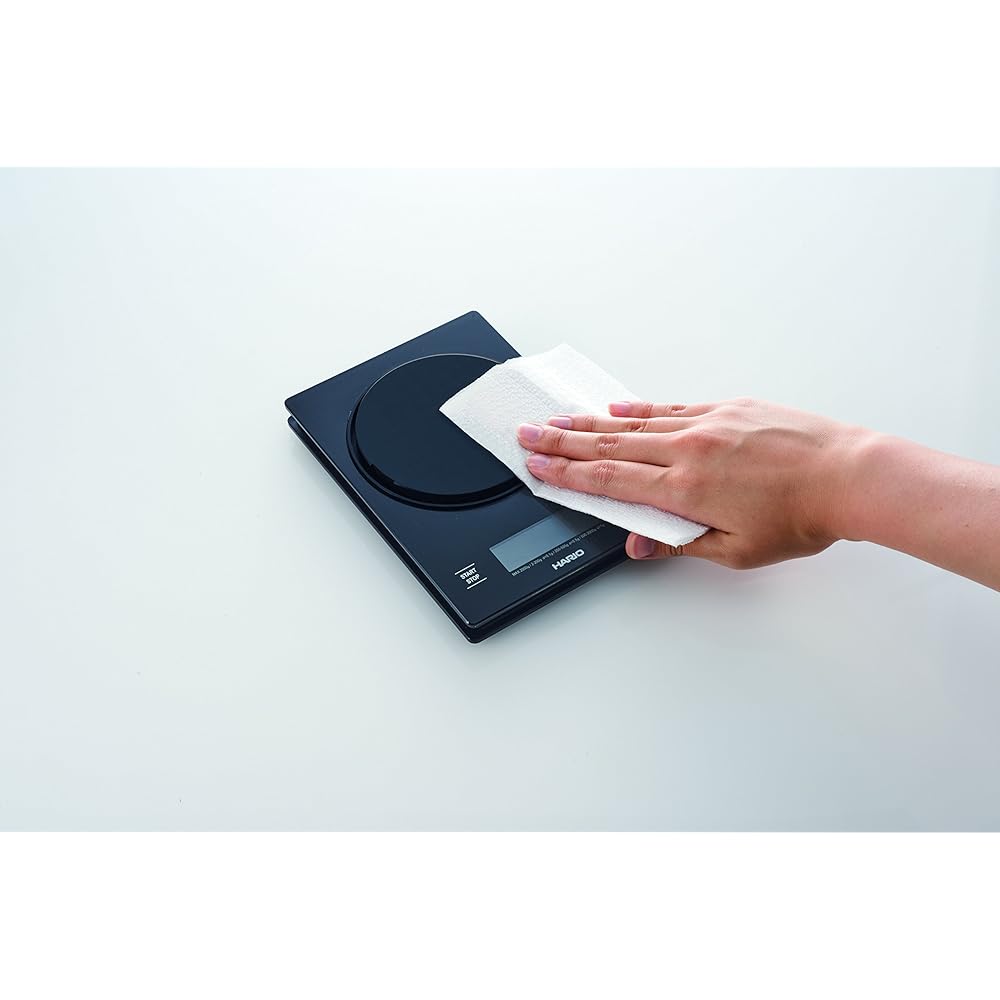 HARIO V60 Metal Drip Scale Approx. 600g Hairline Silver VSTM-2000HSV