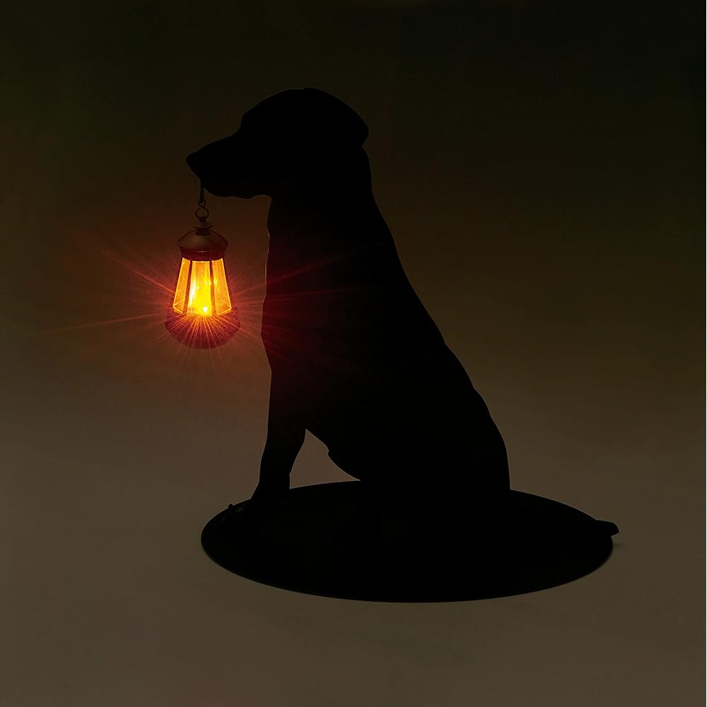 Setcraft Silhouette Solar (Dog) Size: 47W x 30L x 48.5H