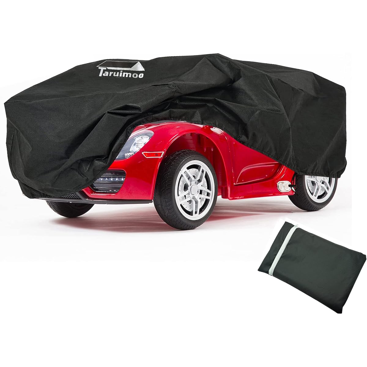 Taruimoo Kids Ride-On Toy Car Cover, Outdoor Heavy Duty Waterproof Cover for Electric Battery Powered Kids Wheeled Toy Cars Universal Fit (52"L x 28"W x 24"H) (Sedan Car)