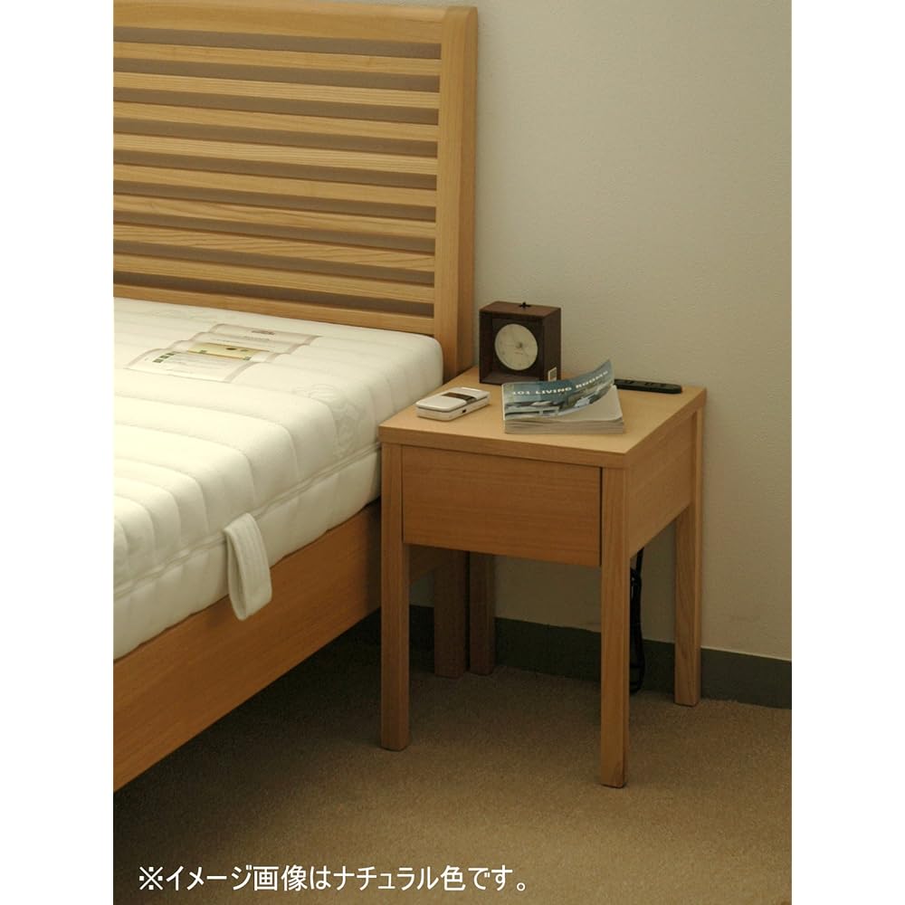 Okawa Furniture Seki Furniture Night Table Almond Walnut Color 128614