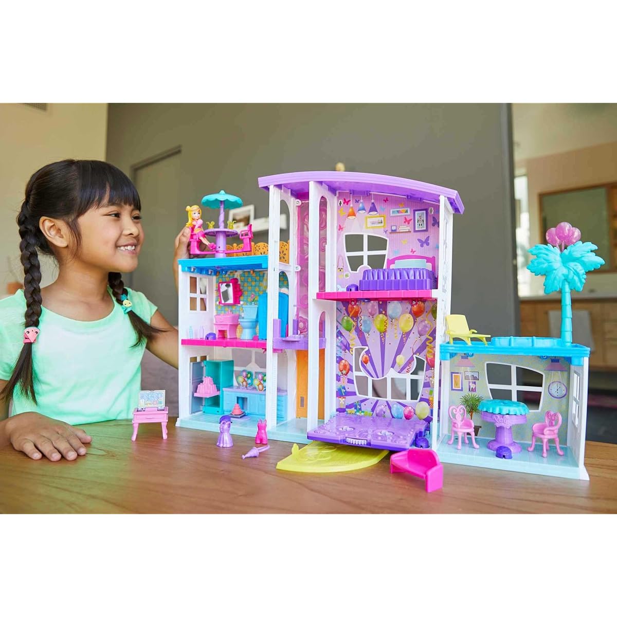 Mattel - Polly Pocket - Poppin' Party Pad