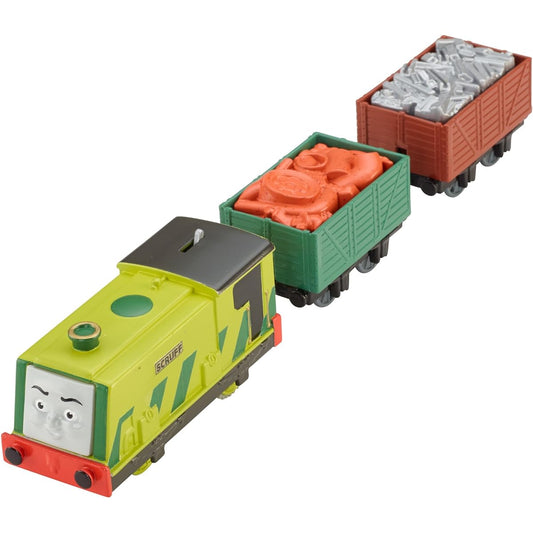 Thomas & Friends TrackMaster SCRUFF with Two Cargo Cars (CFF93) Runs on Plarail Rails [Parallel Import]