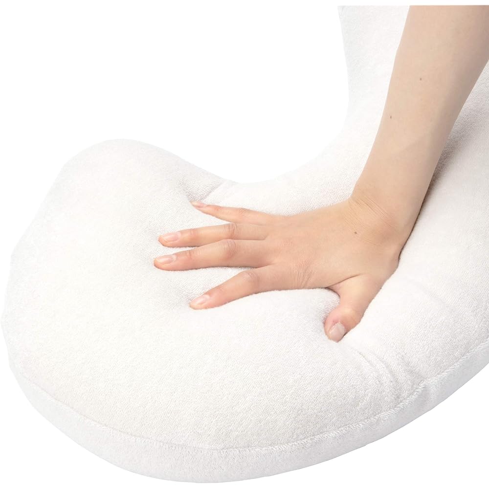 nishikawa [Nishikawa] Body Pillow 32X130cm Easy to fit your body Shape that is easy to hug Laxia Made in Japan White EG90100049M