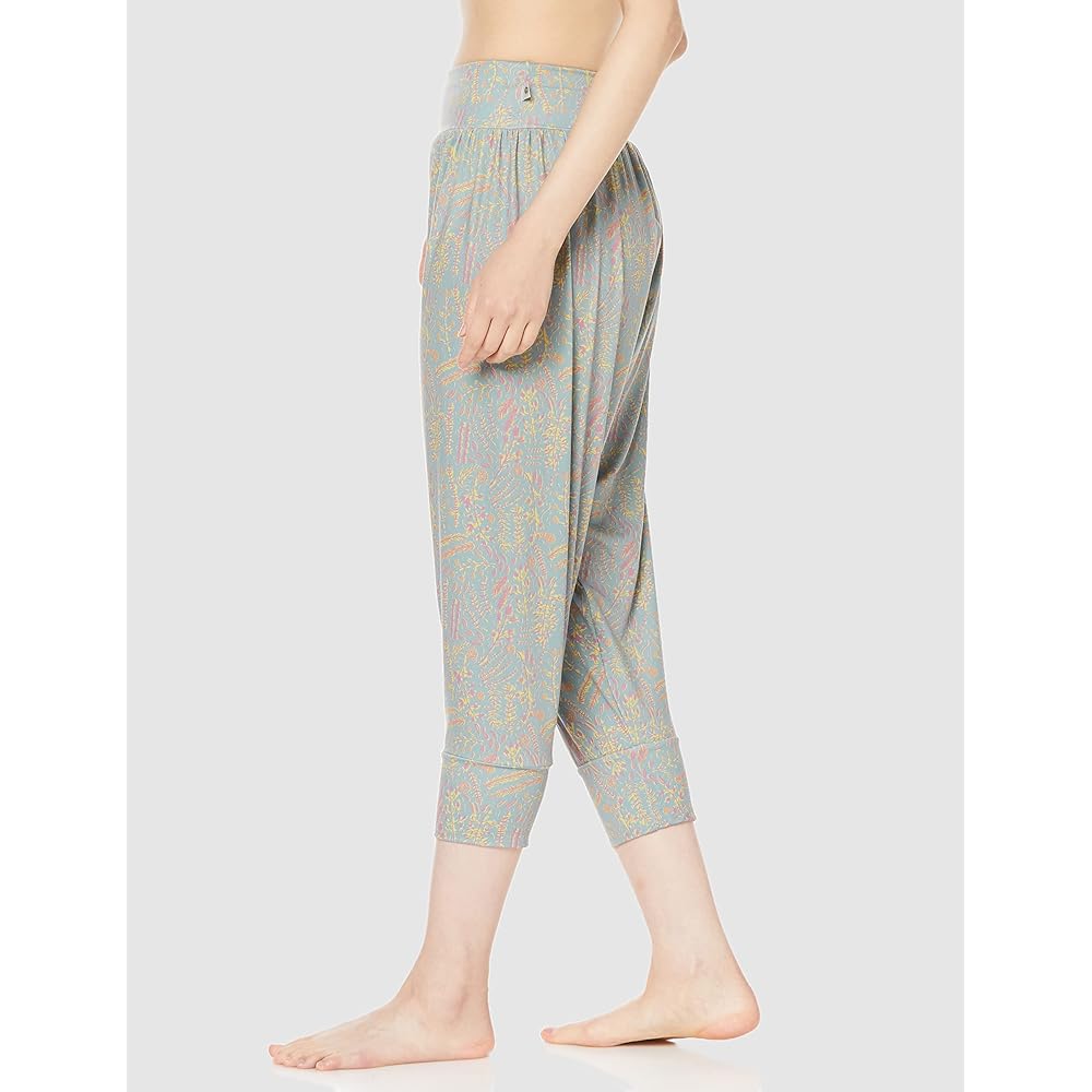 [Atsugi] Yoga Pants [Clear Beauty Active] Yoga Easy Pants Garden Plant Pattern Sarouel Pants 49301PS Women's