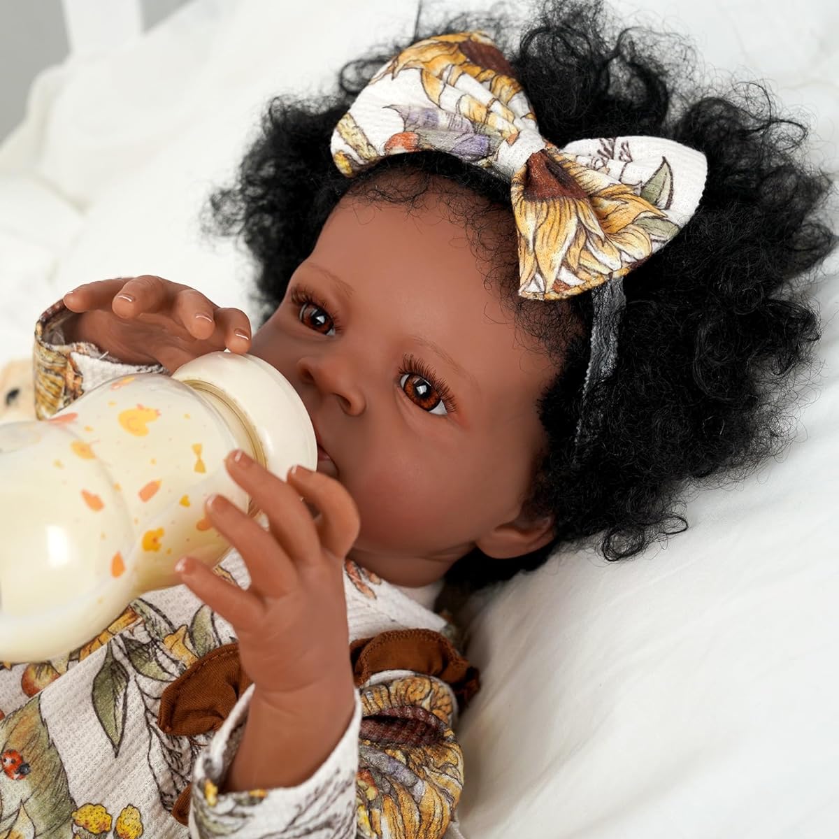 BABESIDE Lifelike Reborn Baby Doll - 18 Inch Realistic Newborn Baby Doll Lunny Clothes