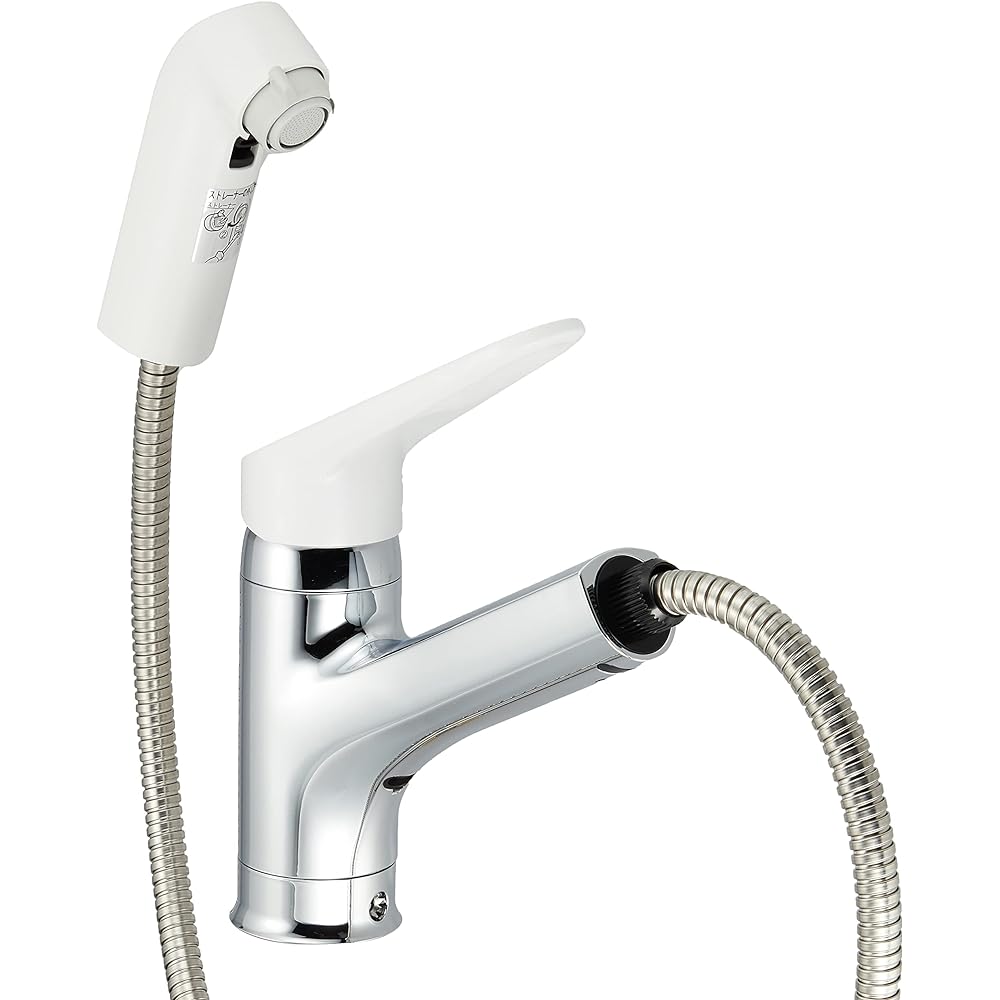 LIXIL INAX Single Lever Mixing Faucet with Hand Shower RSF-832YN-AMZ Faucet for Cold Regions Kitchen Faucet Water Faucet