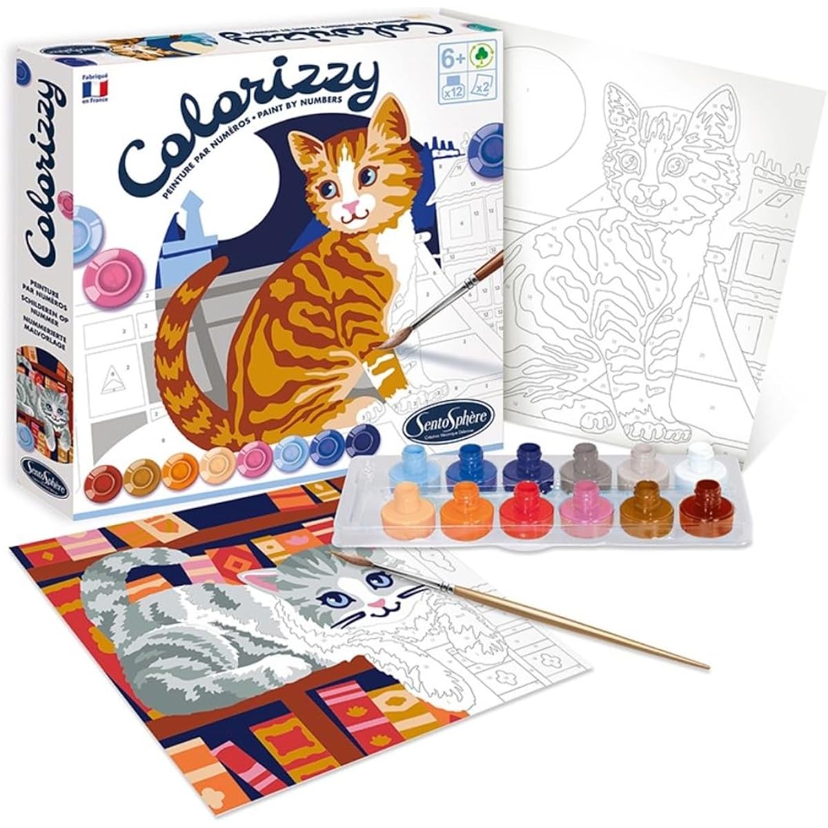 Colorizzy Paint by Numbers - Cats