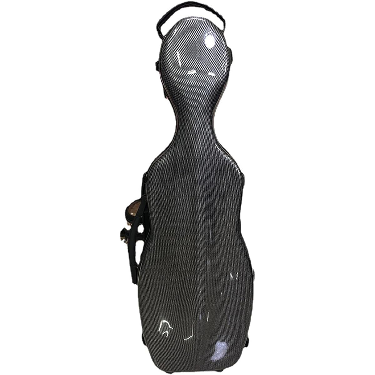 Violin Case Violin Case PC Black White Dot Violin Case Hand Violin Case (Color: Black, Size: 4/4)