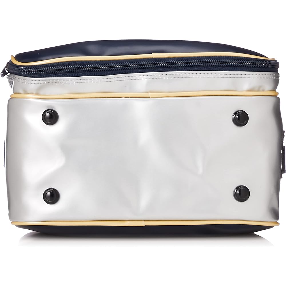 HI-GOLD Miniature Shoulder Bag HB-88 Navy x Silver