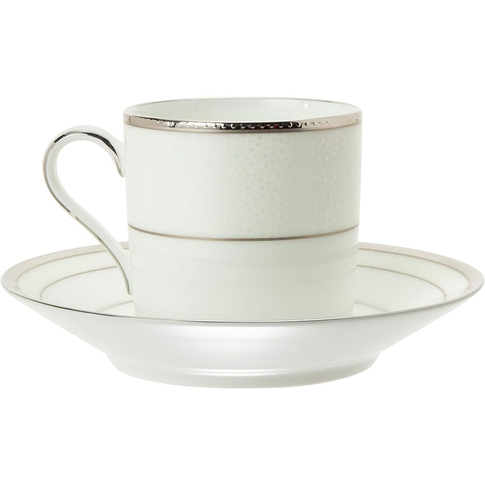 Noritake Coffee Cup & Saucer 125cc Champagne Pearls Bone China T59881/4811