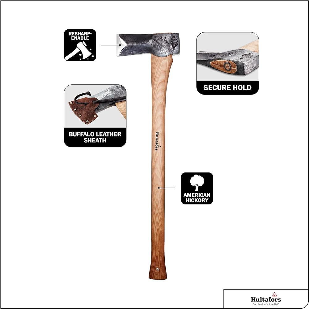 Hultafors Outdoor Climbing Ax Full Splitting Ax AV08417400
