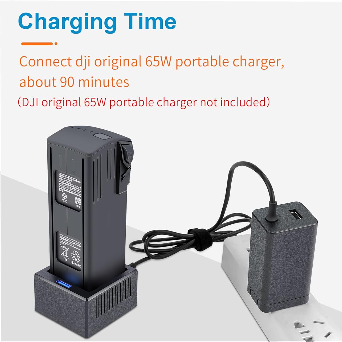 LYONGTECH Battery USB Charger Single Charging Hub for DJI Mavic 3 Mavic 3 Cine/Classic Drones