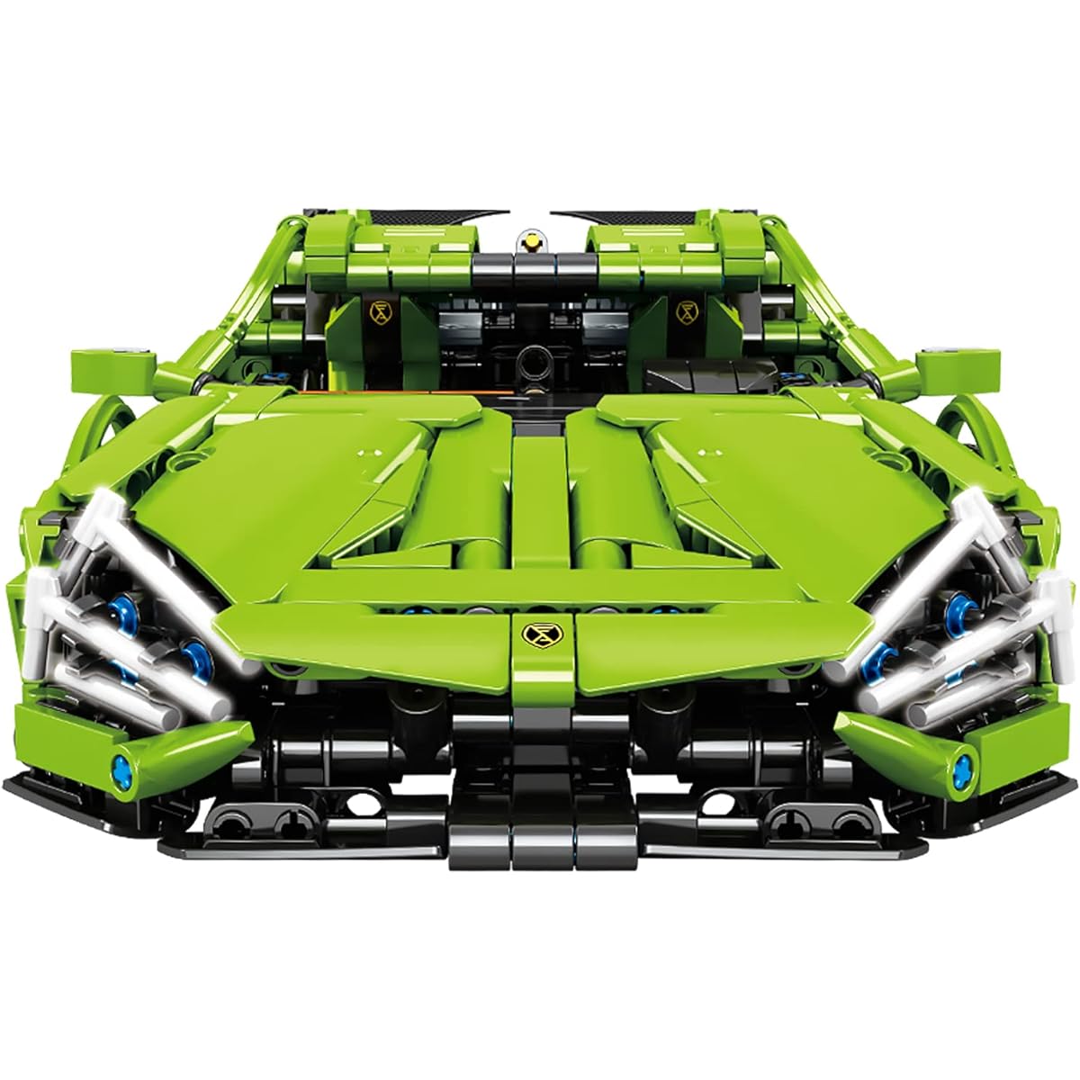 Veottye Super Sports Car Building Kit 1:14 Scale Car Building Blocks Toy 6X6 Race Car Model for Boys and Adults Ages 14+ (1475 Pieces)