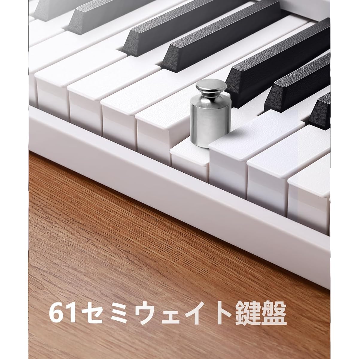 Foldable, Built-in Battery, Long-Lasting Use, MIDI Compatible, Touch Response Function, Lightweight, Easy to Carry, Pedal Included, Keyboard Case, Music Stand Included, Japanese Instruction Manual Included, For Beginners, Children, Practice, DP-06, White