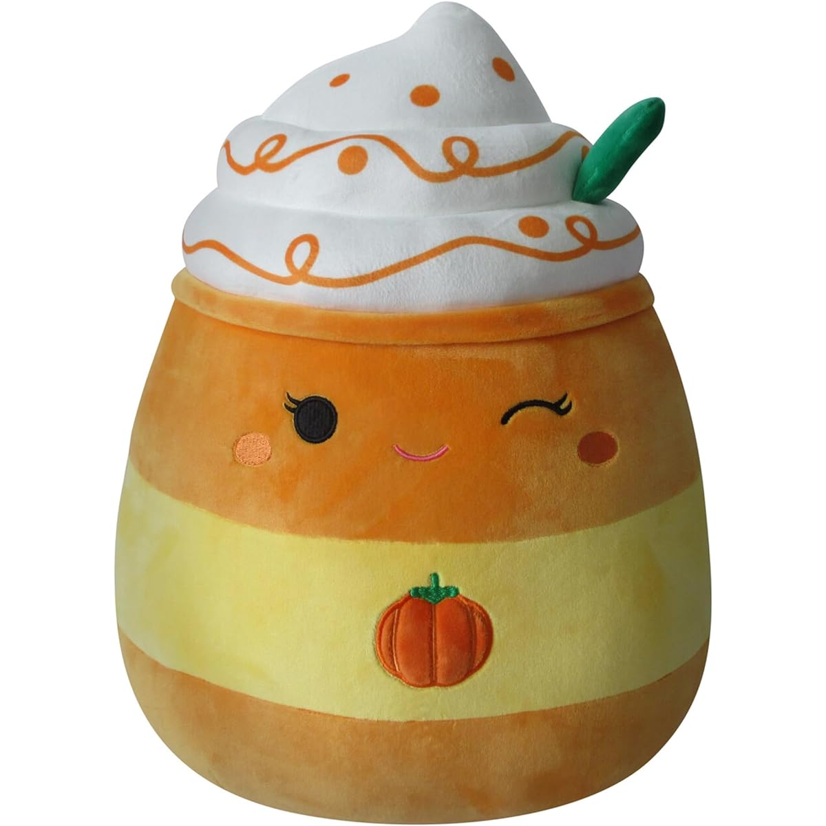 Squishmallows Original 14" Delindy Orange Pumpkin Spice Latte - Large Ultra Soft Official Jazzware Plush Toy