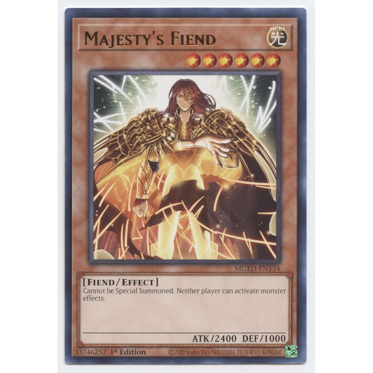 Majesty's Fiend - MGED-EN134 - Rare - 1st Edition