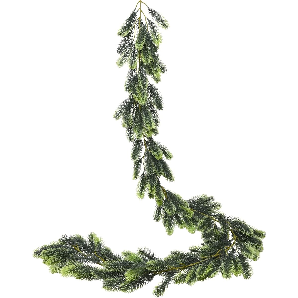 Lvydec Christmas Pine Garland Decorations, 6ft Christmas Green Garland, Realistic Pine Garland, Artificial Cypress Garland for Holiday Mantel Fireplace Decor
