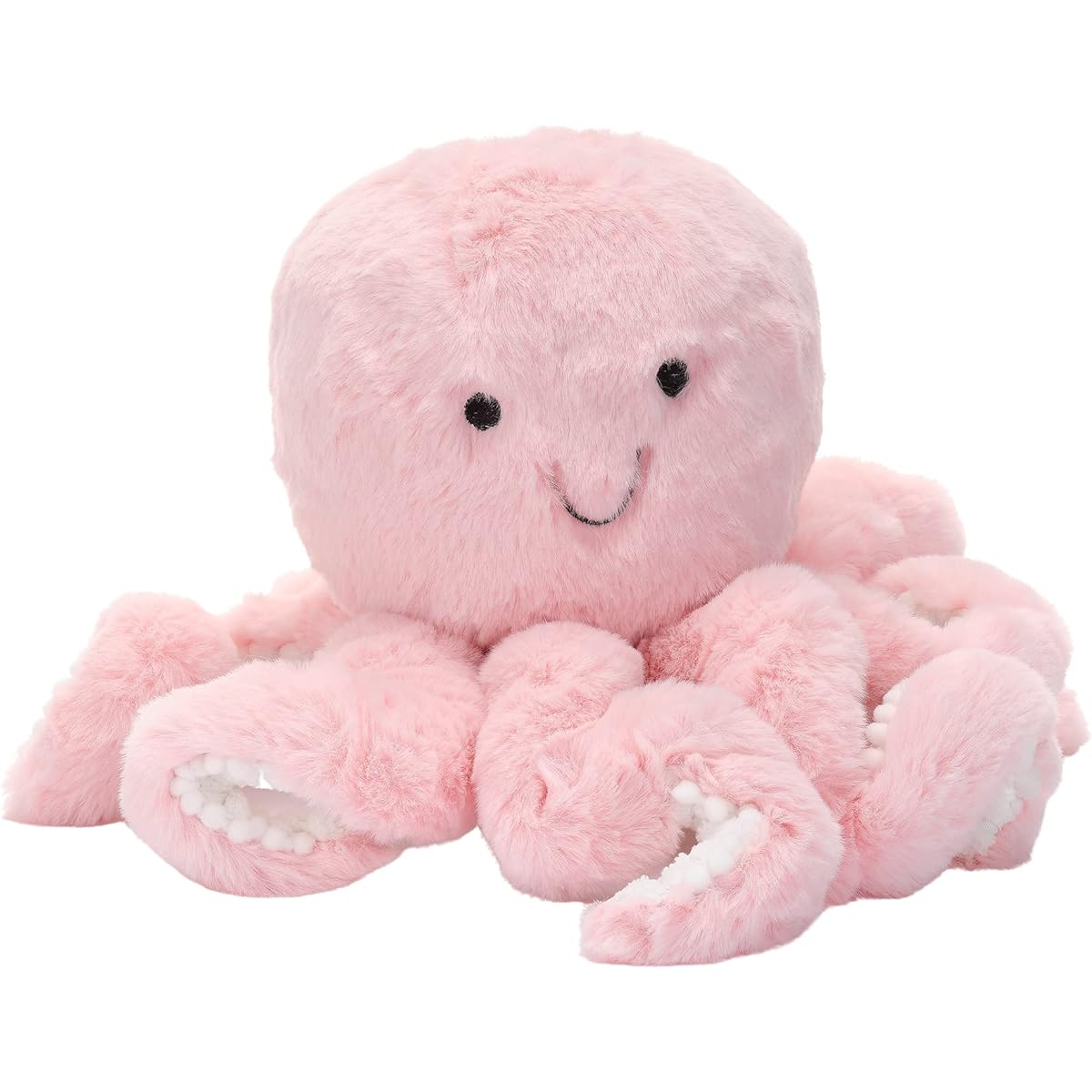 Lambs & Ivy Sea Dreams Pink Stuffed Octopus Plush - Bubbles