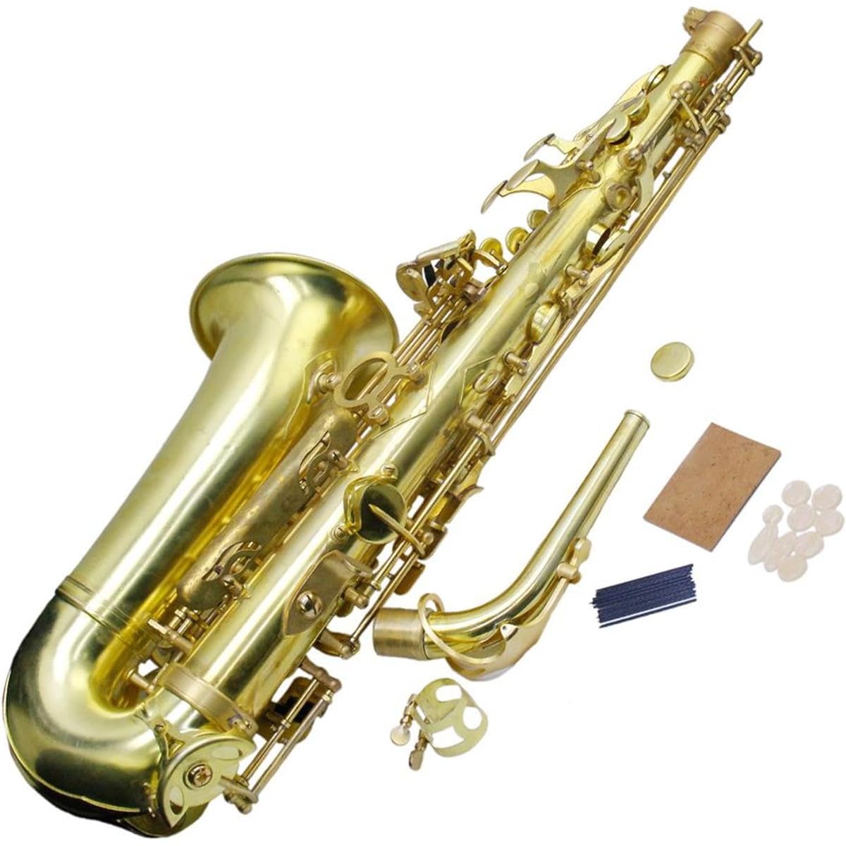 T Tooyful Alto Saxophone Brass Accurate Sound Hole Musical Instrument Violin Sax Music Room Family Gathering Concert Gift Beginner