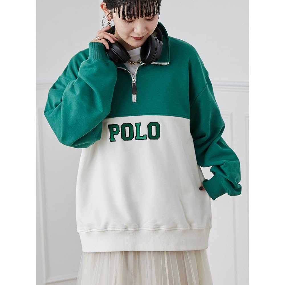 [Cohen] POLO BCS (Polo BCS) Custom Stand Half Zip Sweat Pullover 75206410350