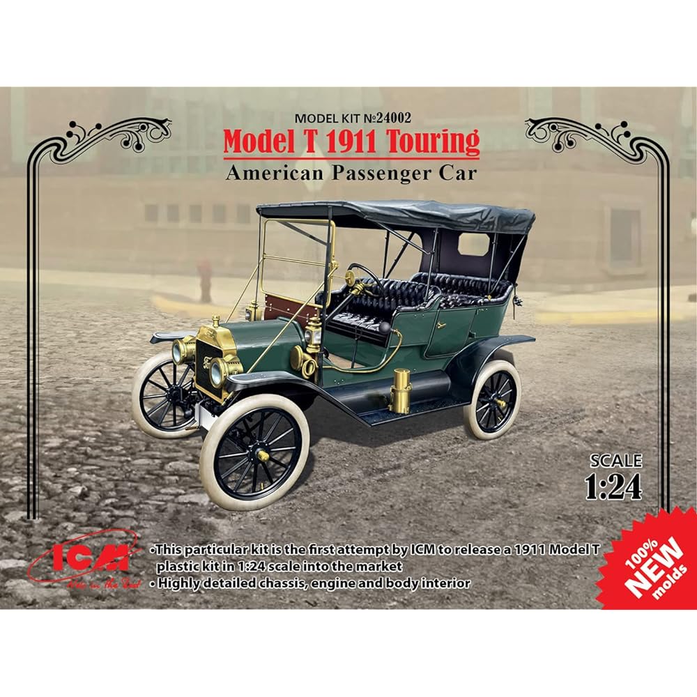 ICM ICM 1/24 T type Ford 1910 Touring plastic model