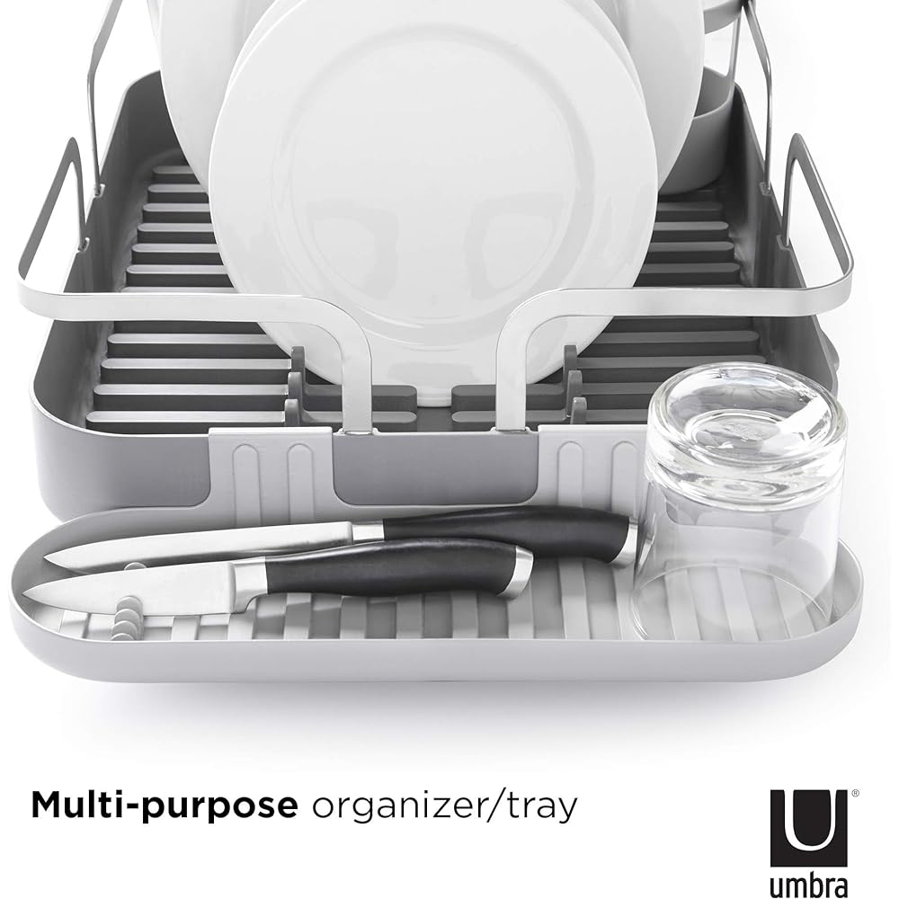 umbra drainer basket drainer rack tableware drainer dish rack charcoal holster 21008163149