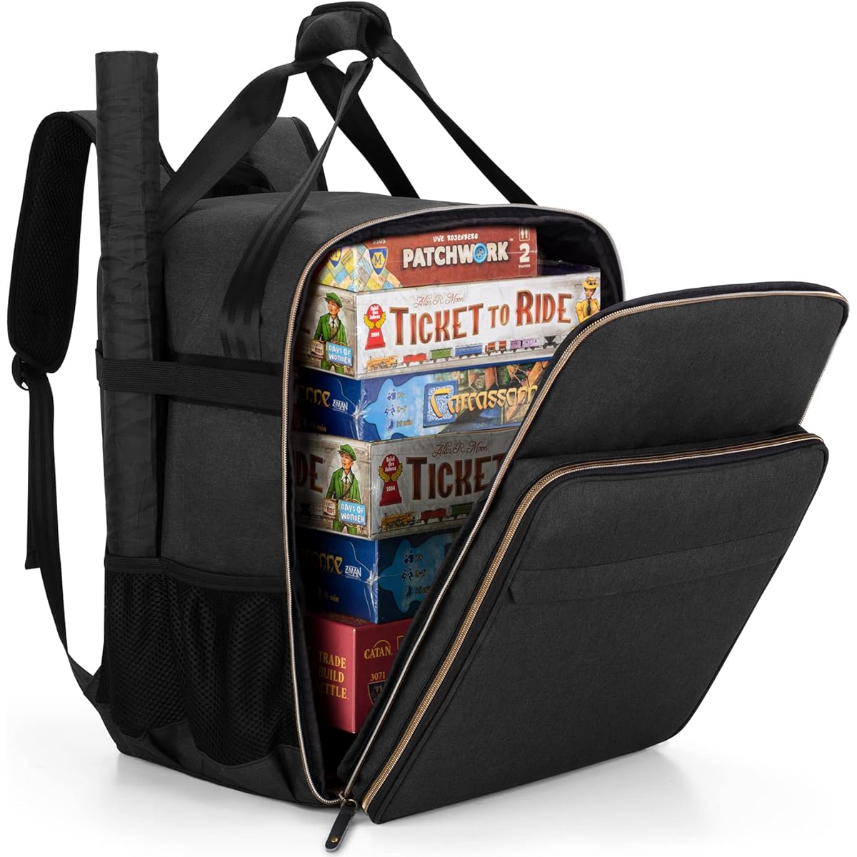 Trunab Board Game Storage Bag Board Game Backpack Board Game Storage Case