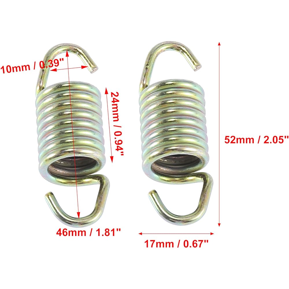 Motoforti ATV Motorcycle Exhaust Spring Replacement 7041687 for Polaris Sportsman Ranger 5 Pieces