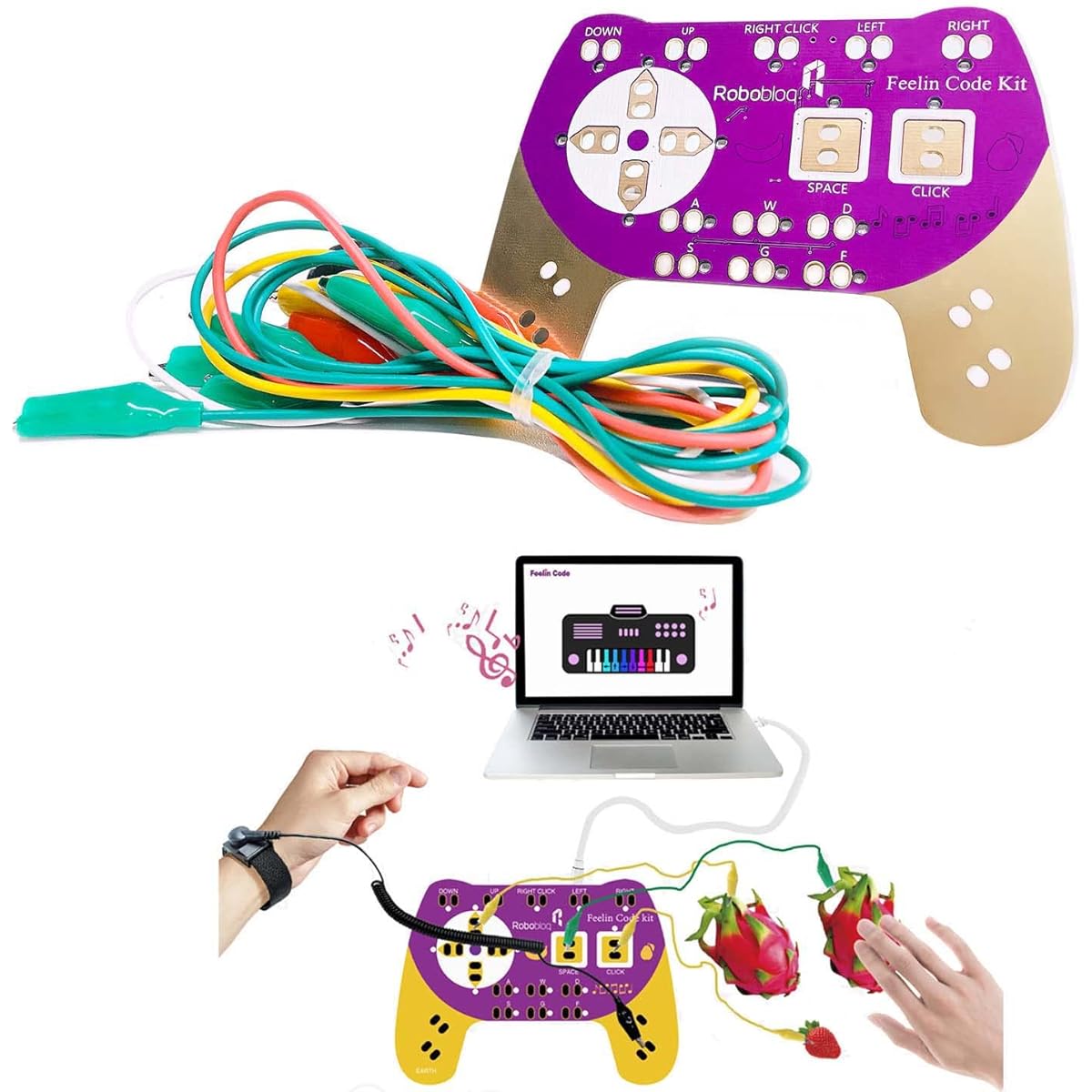 Robobloq STEM Toys Science Kit for Ages 6+ Circuit Board for Kids Simple Circuit Kit Learn Primary Circuits Form Circuits with Any Conductor and Hands Invention Kit for Everyone