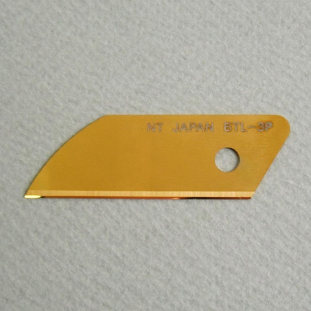 NT Cutter Spare Blade for L Type Carbide Titanium Coated Gold BTL-3P